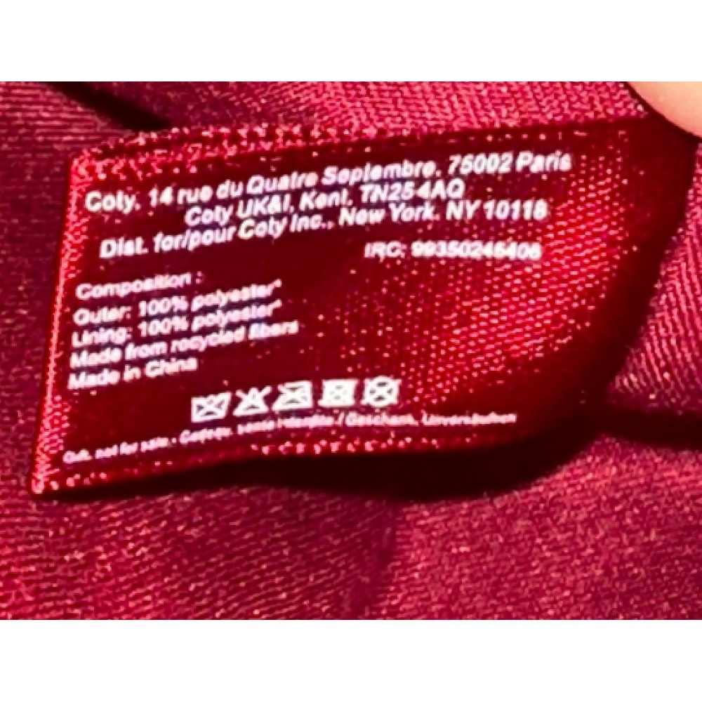 Gucci Beauty Burgundy Shimmer Makeup Bag Cosmetic Pouch Gold Logo New - Picture 9 of 15